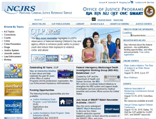 Tablet Screenshot of ncjrs.gov